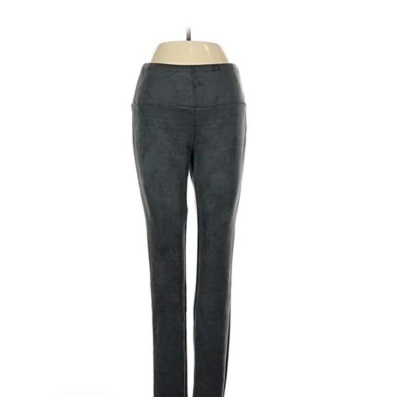 J McLaughlin Leggings Womens Large Gray Faux Suede Skinny Pull On Pants - Picture 7 of 7